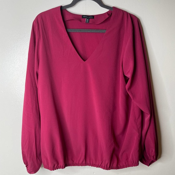 Universal Standard Tops - Universal Standard Balloon Sleeve Blouse in Anemone Pink Fuchsia Sz XS - 10 - 12